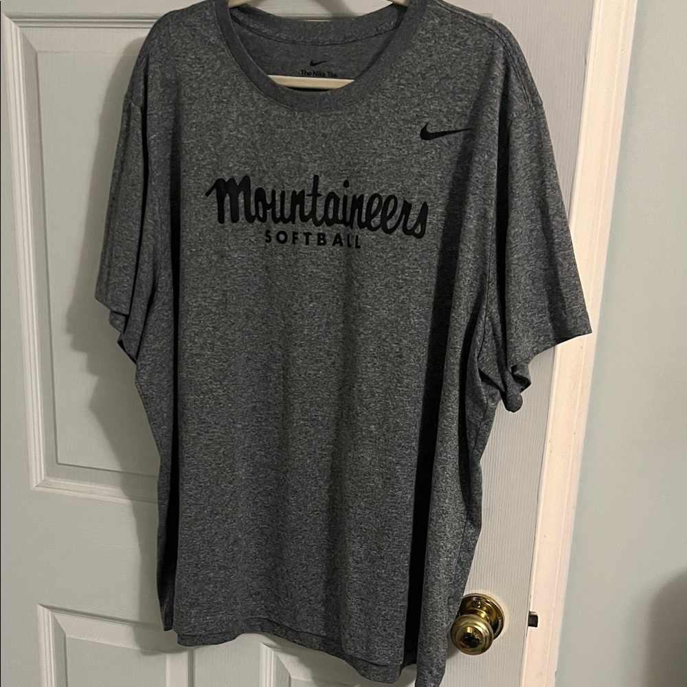 Nike Dark Gray Mountaineers Softball Dry Fit Tee
